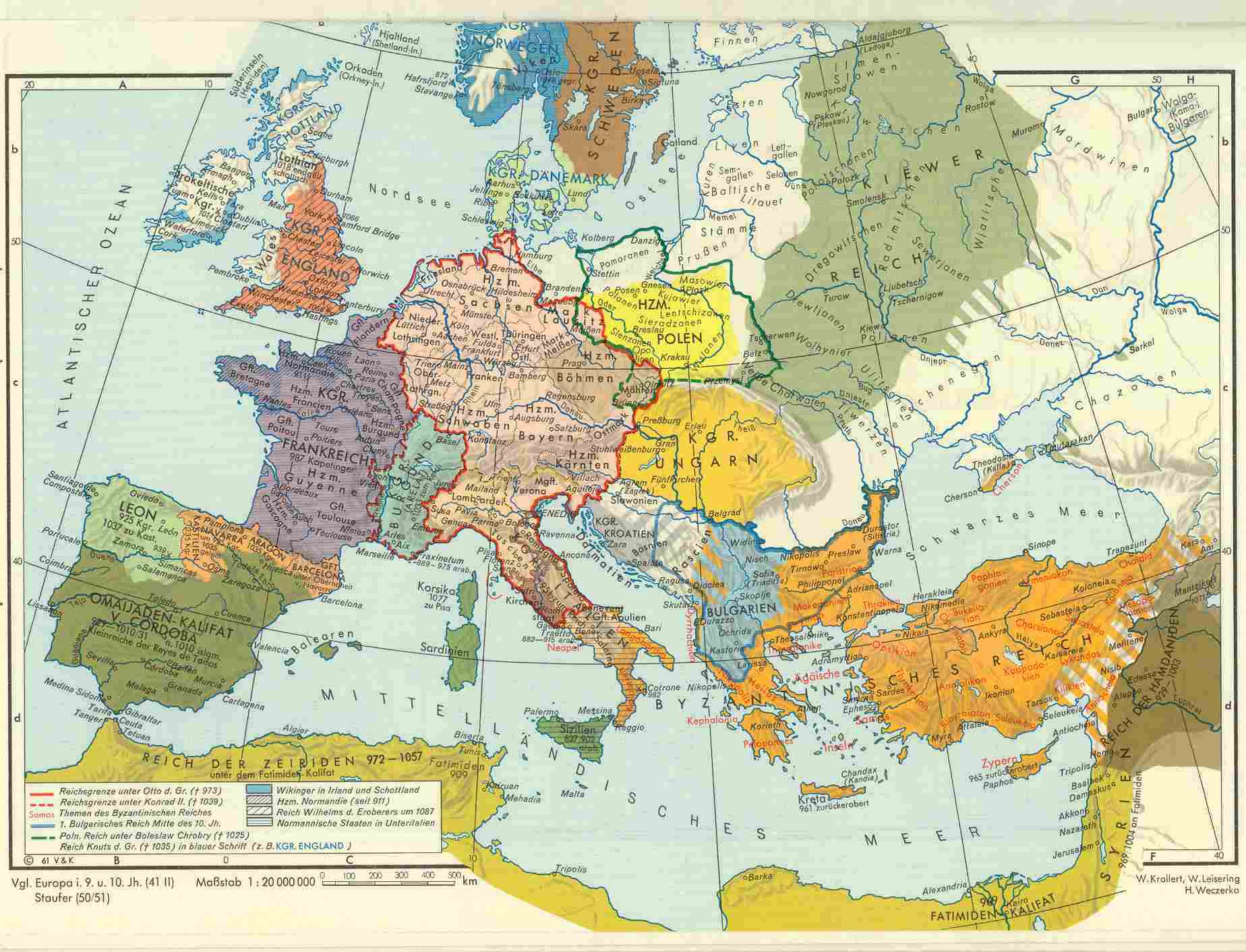 Mittelalter Landkarte